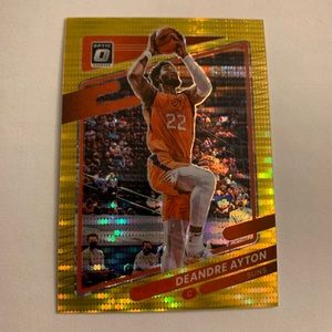 2020-21 Panini Donruss Optic Gold Pulsar Prizm Deandre Ayton /10 Phoenix Suns